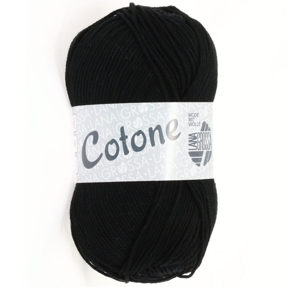 LANA GROSSA COTONE Häkelwolle, 125 m (vielseitiges Baumwoll-Basicgarn), 50 g