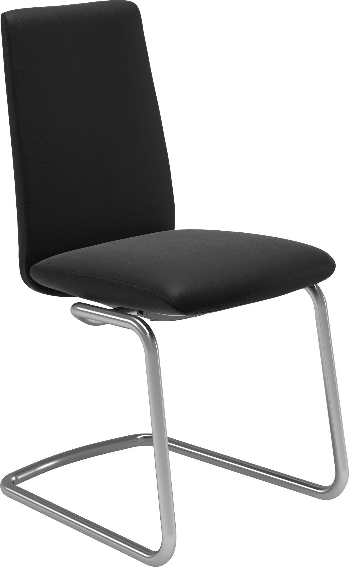 Stressless® Laurel, M, Back, mit Low Größe Stahl Chrom in aus glänzend Polsterstuhl Beinen