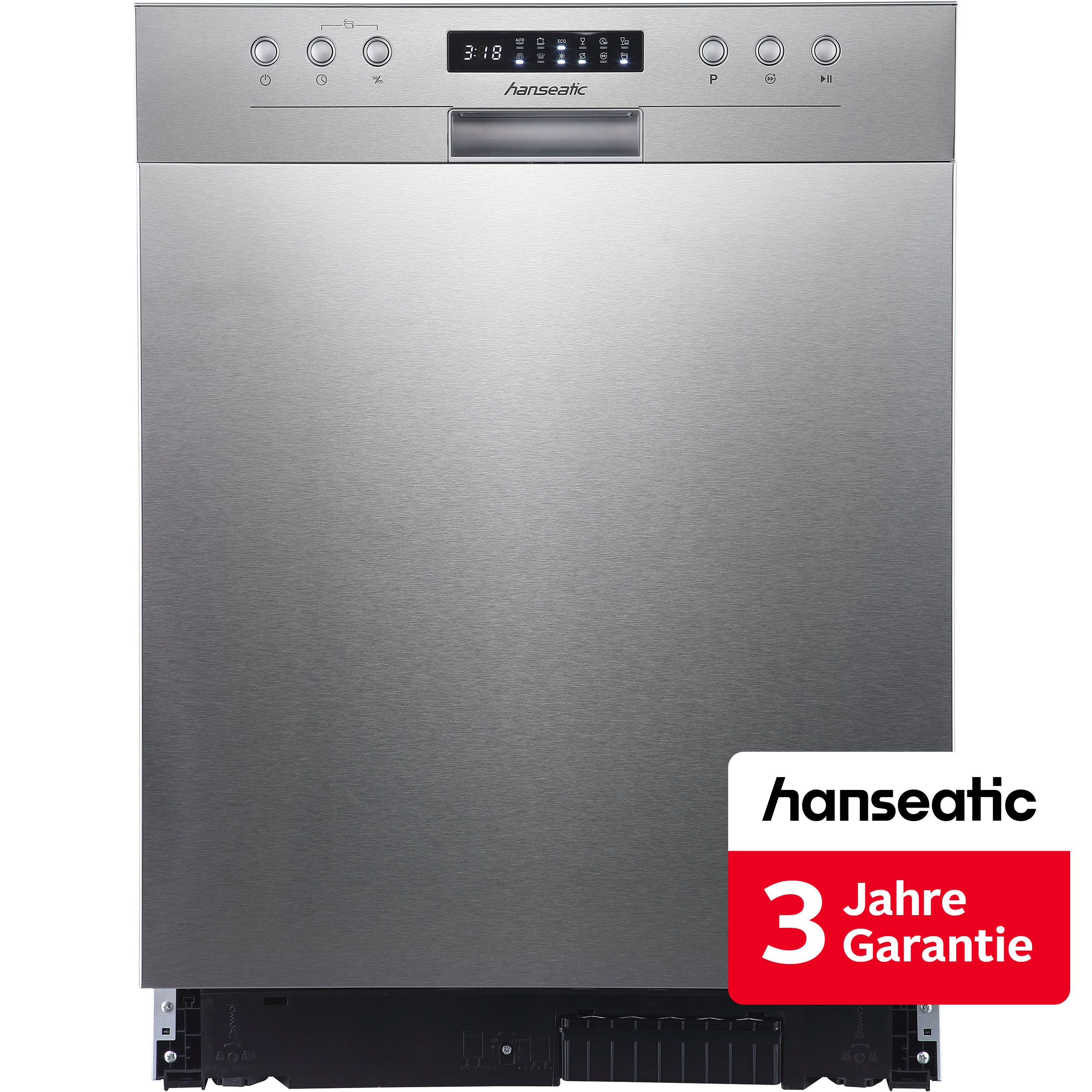 Hanseatic Unterbaugeschirrspüler HGU6082C13J7709DI, 13 Maßgedecke, inkl. 3 Jahre Herstellergarantie