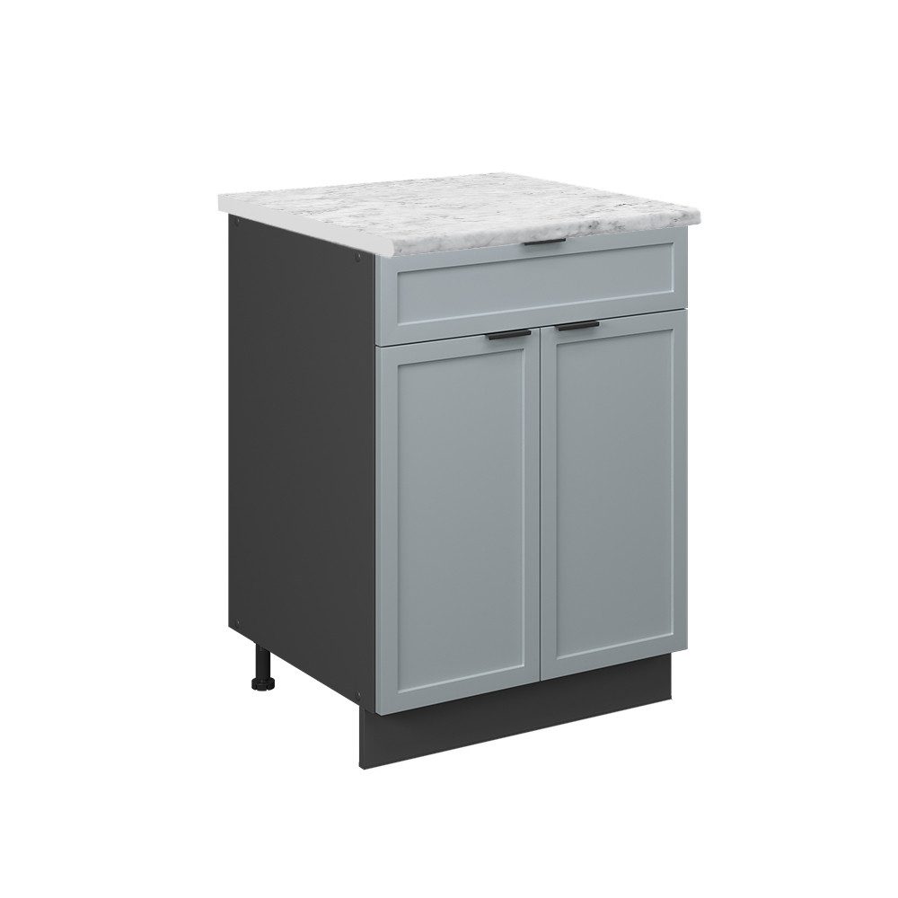 Vicco Unterschrank Fame-Line, Hellblau-grau/Anthrazit, 60 cm günstig online kaufen