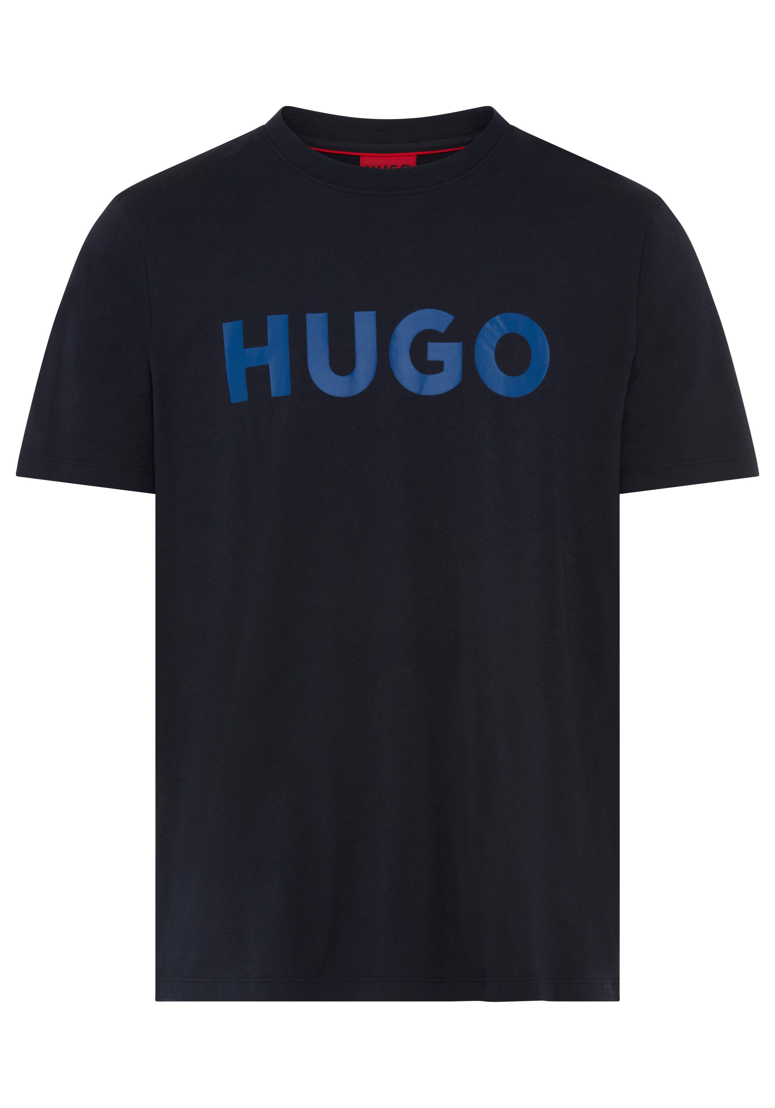 HUGO T-Shirt Dulivio Rundhalsausschnitt, Regular Fit, Must have Basic – Bild 2 von 3