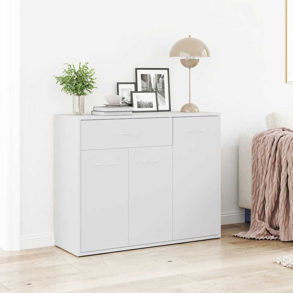 furnicato Sideboard Weiß 88x30x70 cm Holzwerkstoff (1 St) günstig online kaufen