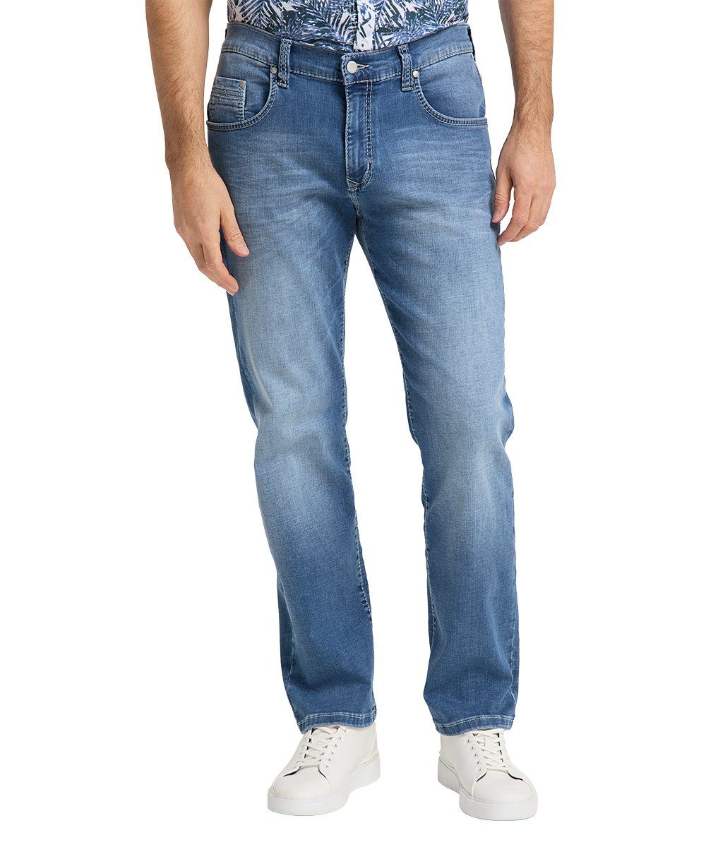 9903.345 mid RANDO blue PIONEER MEGAFLEX Pioneer Authentic 5-Pocket-Jeans Jeans 1674 stone