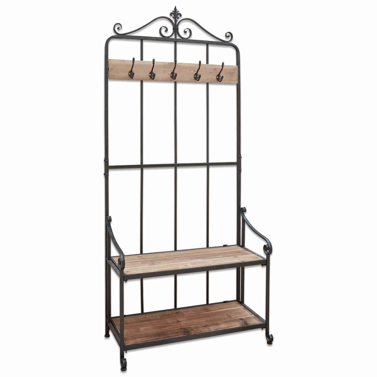 Mirabeau Kleiderständer Garderobe Sussy schwarz/braun