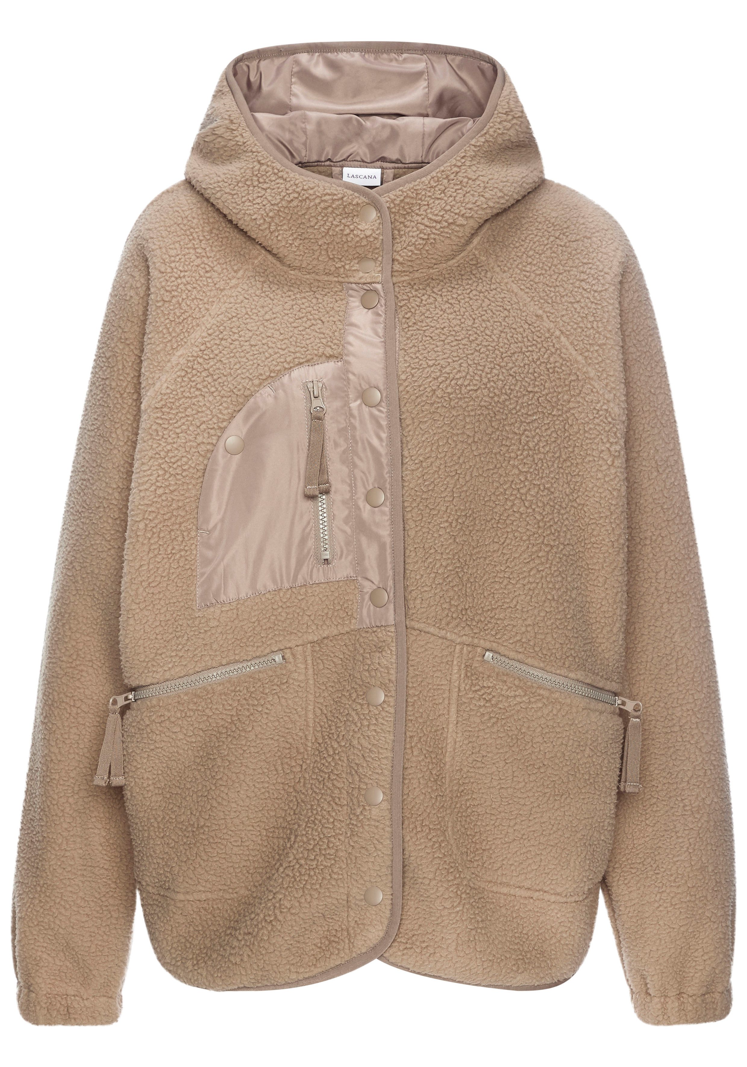 Vivance Active by Lascana Fleecejacke Oversized-Schnitt mit Fledermausärmeln. € 89,99
