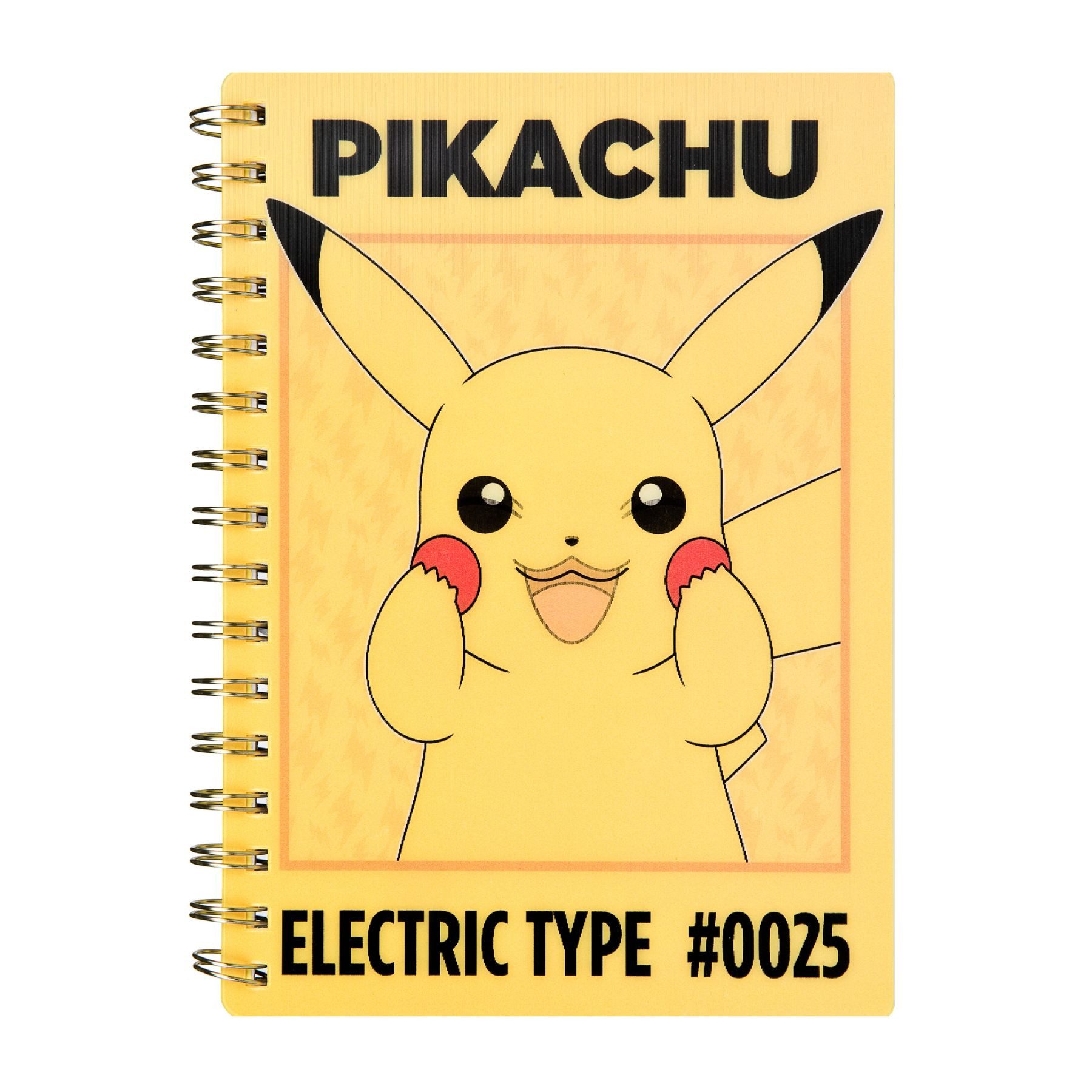 POKEMON JUEGO DE CARTAS Notizheft gelb Journal Schreibheft für Notizen Schule und kreative Ideen