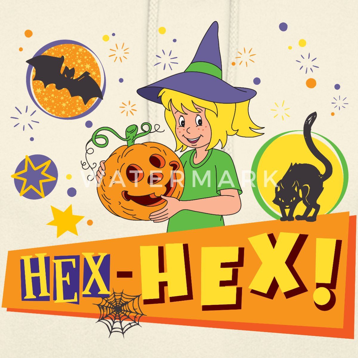 Spreadshirt Hoodie Bibi Blocksberg Halloween Hex-Hex! Mit Bibi Unisex Hoodie (1-tlg)