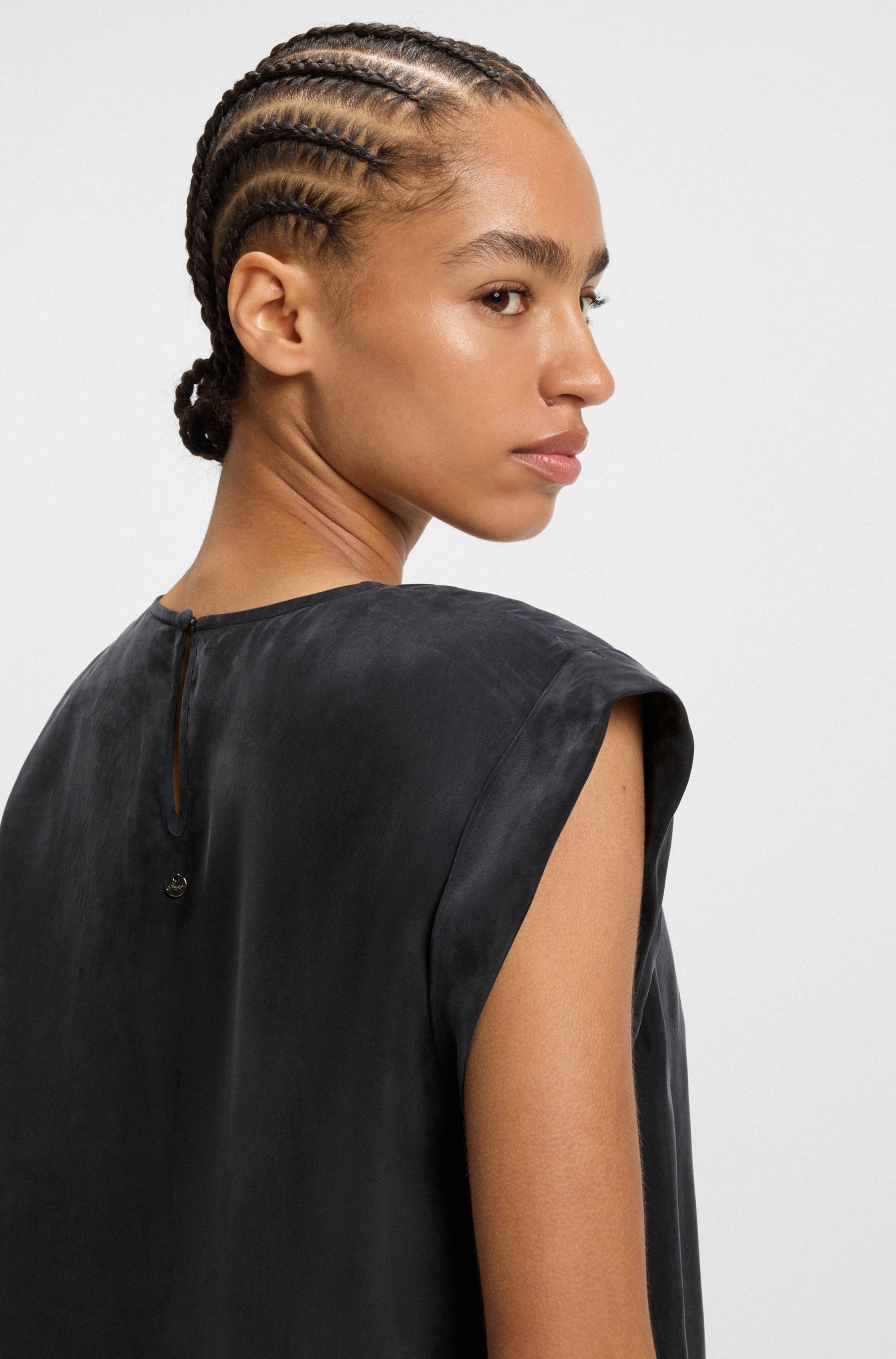 BOSS ORANGE Shirtbluse Irnette Premium Damenmode mit Ärmelaufschlag günstig online kaufen