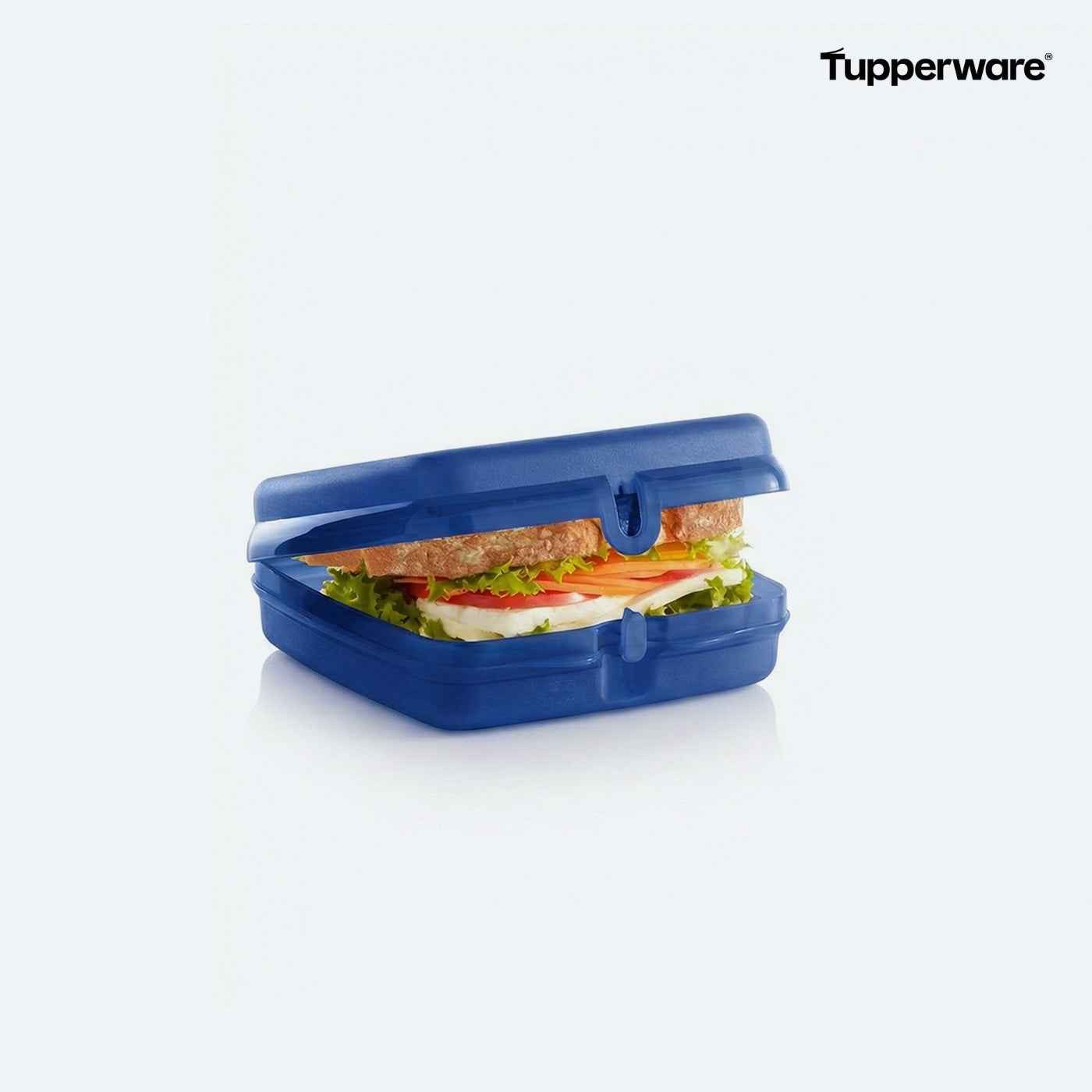TUPPERWARE Lunchbox Sandwich-Box - Blau