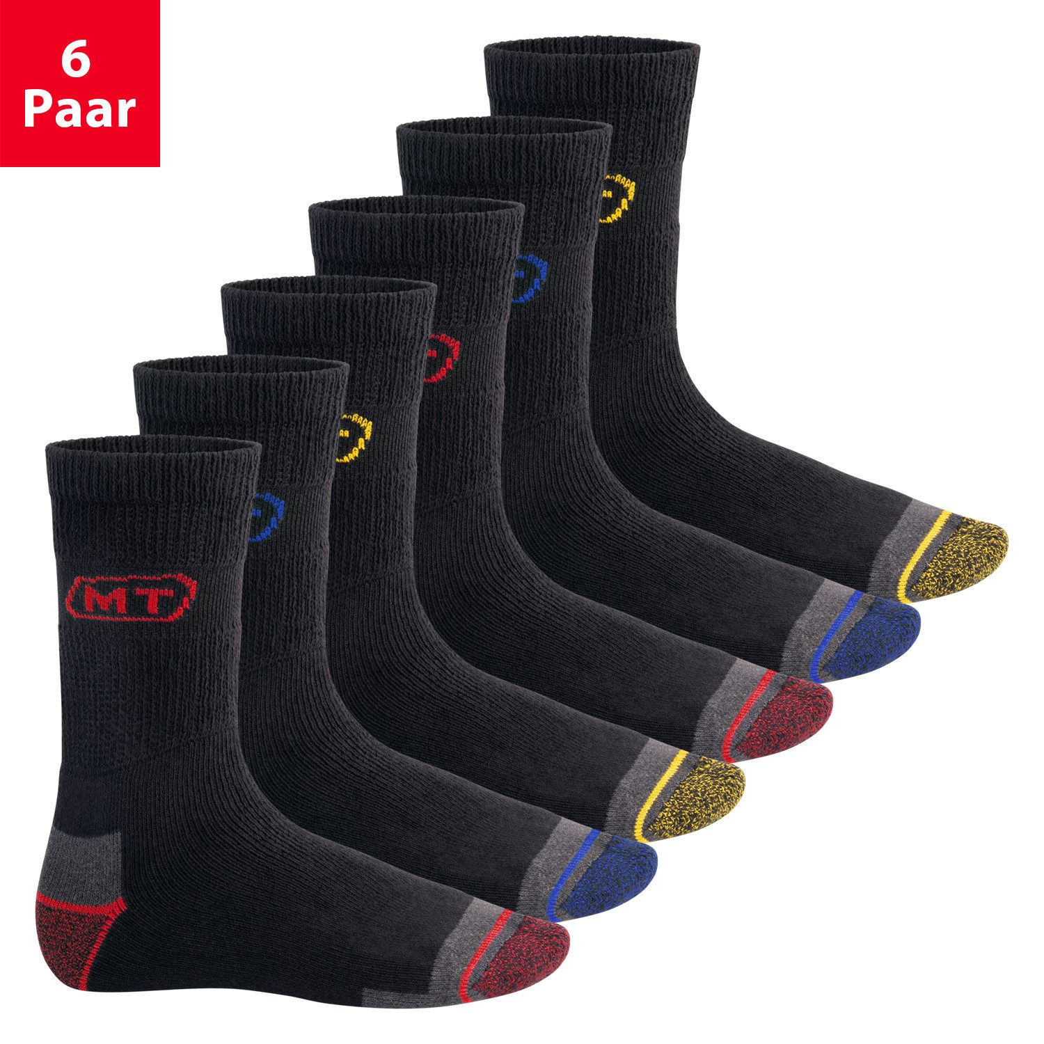 MT Шкарпетки робочі Herren Arbeits-/Freizeitsocken (6/12 Paar) Robuste Work Шкарпетки