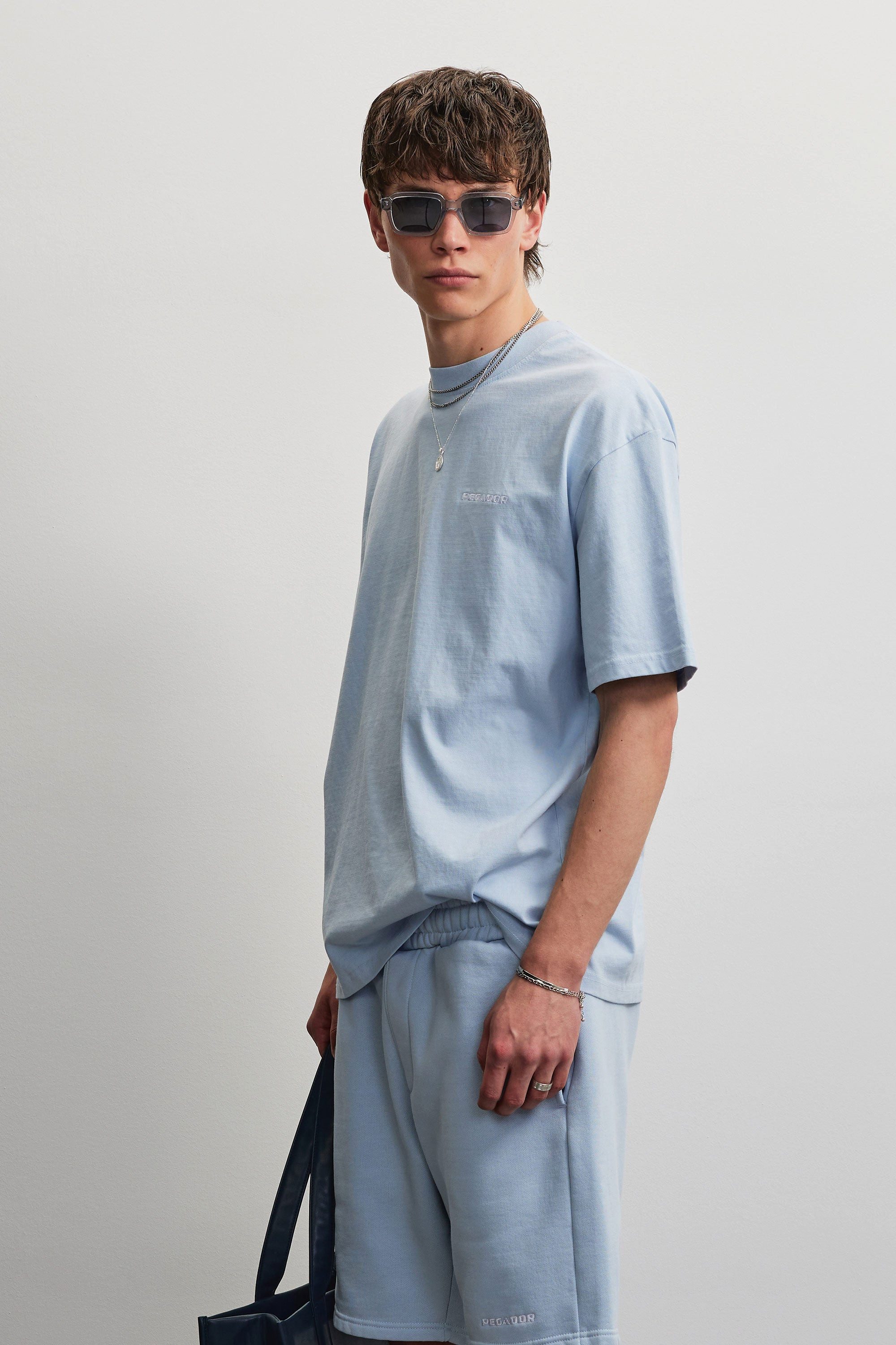 PEGADOR T-Shirt LOGO OVERSIZED TEE Baumwolle, oversize
