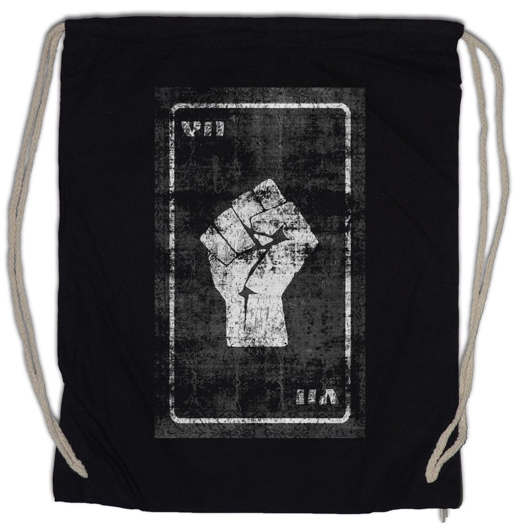 Turnbeutel Tarot The Black Pope Turnbeutel Karte Karten Card Voddoo Der Papst