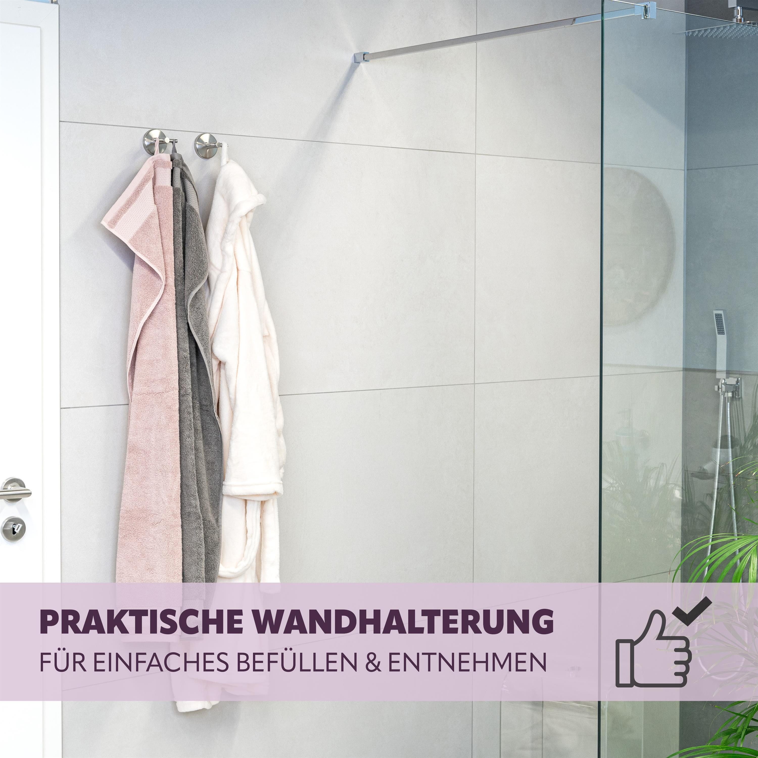 bremermann Wandhaken Bad-Serie PIAZZA - 2er Set, aus Edelstahl matt, (2-St)