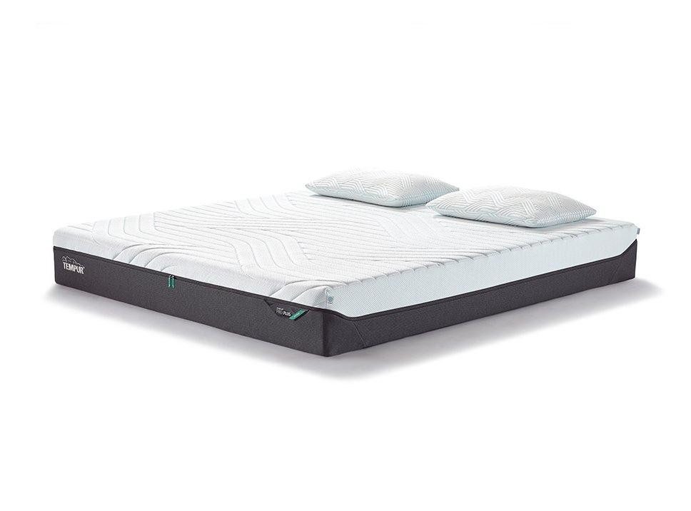 Visco-Matratze TEMPUR PRO® Plus CoolQuilt 27 cm, Tempur, 27 cm hoch, Memory Foam, kühlender und waschbarer Bezug