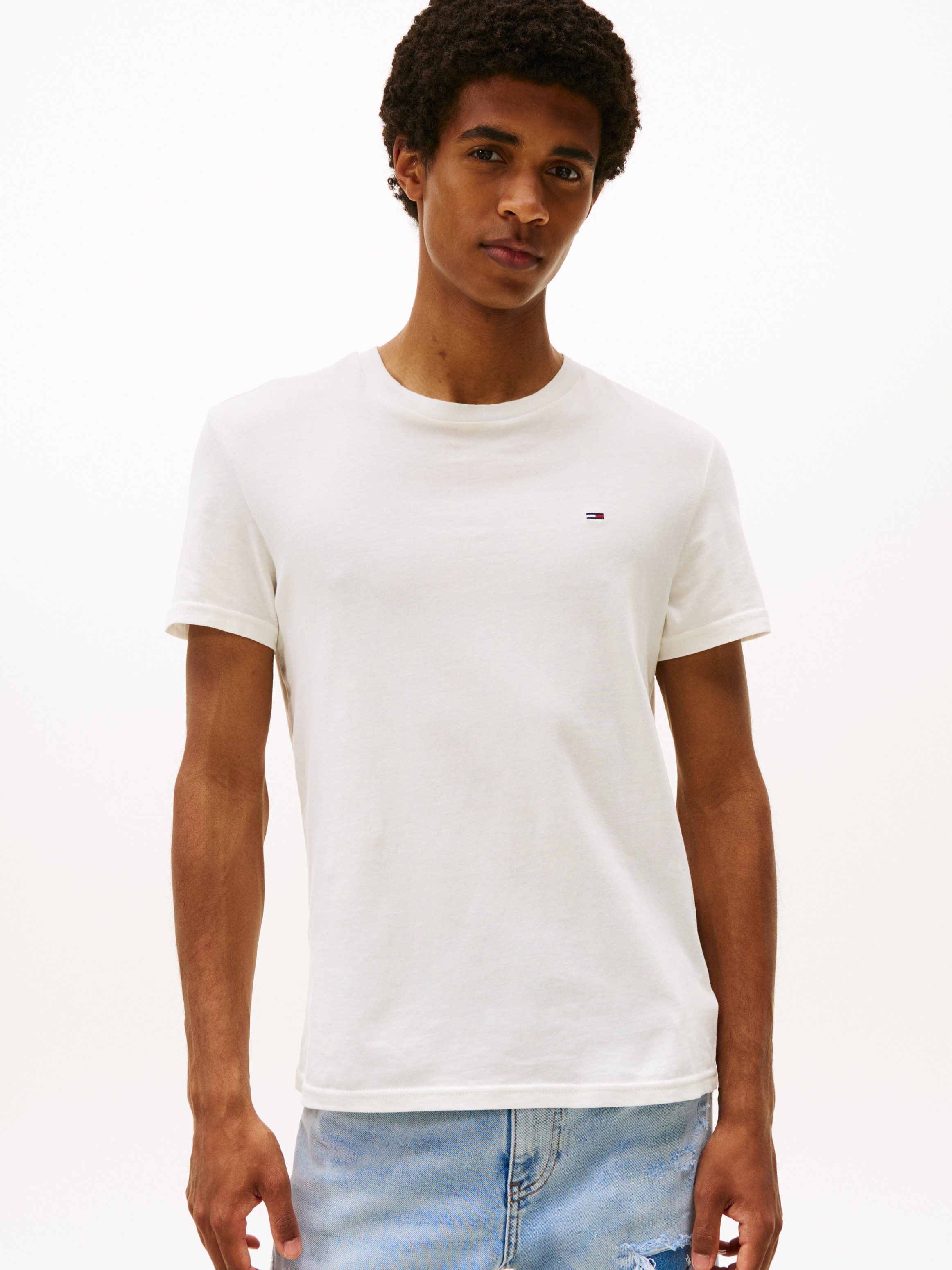 Tommy Jeans Rundhalsshirt TJM XSLIM 2PACK JERSEY TEE EXT (Packung, 2er-Pack günstig online kaufen