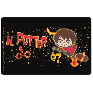 United Labels® Lunchbox Harry Potter Brotdose mit Trennwand - Quidditch Rot, Kunststoff (PP)