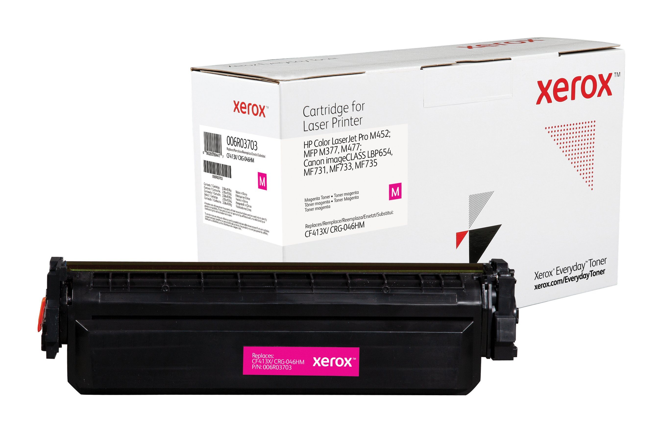 Diese Woche sehr willkommen Xerox Tonerpatrone Toner kompatibel (CF413X/ Magenta CRG-046HM) 410X mit HP Everyday