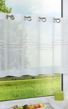 Scheibengardine Hydro, LYSEL®, (1 St), transparent, HxB 48x136cm