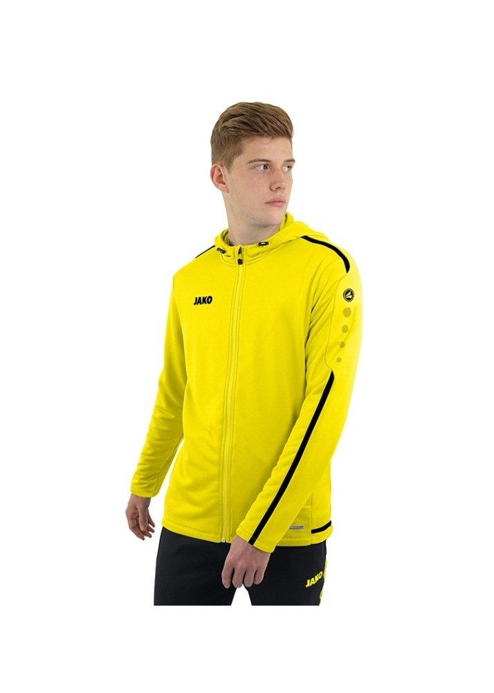 Jako Trainingsjacke Kapuzenjacke Striker 2.0 neongelb/schwarz Herren