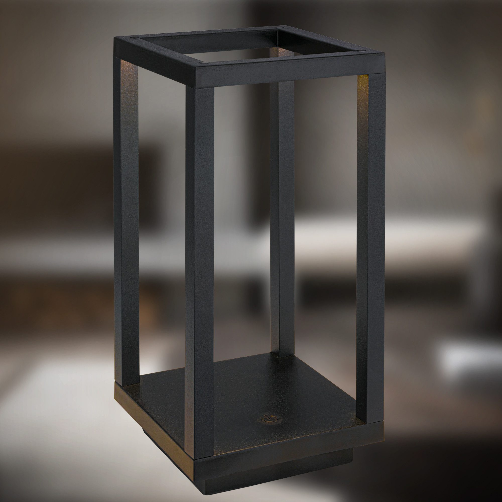 Briloner Leuchten LED Tischleuchte Akku Laterne Tischlampe kabellos Indoor/ günstig online kaufen