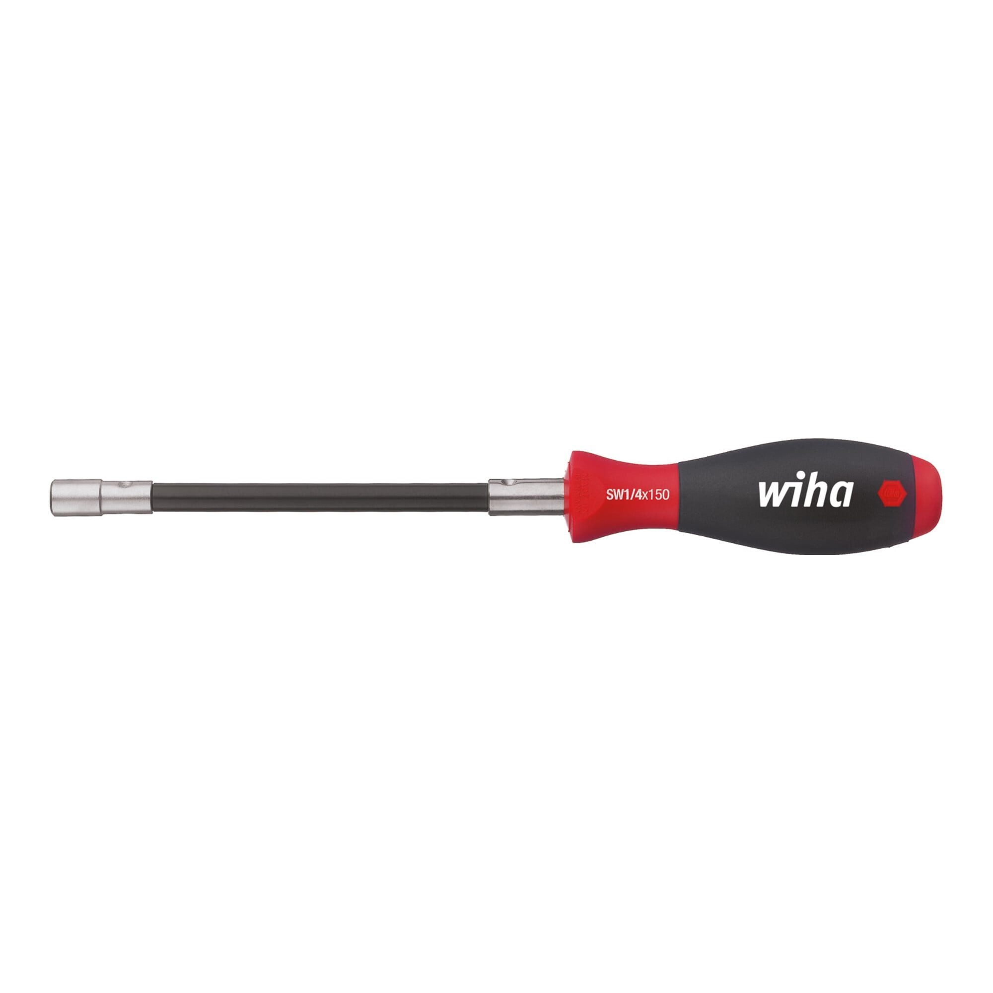 Wiha Ratsche Wiha Schraubendreher mit Bithalter SoftFinish® Klemmung über Sprengrin