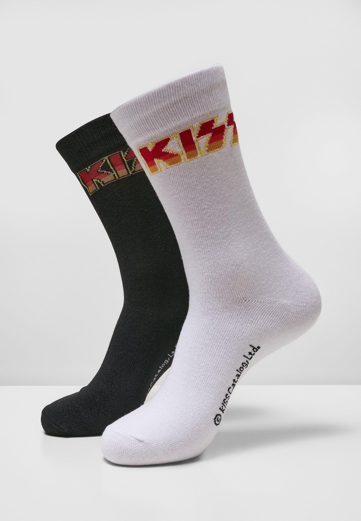 Merchcode Freizeitsocken Accessoires Kiss Socks 2-Pack (1-Paar)