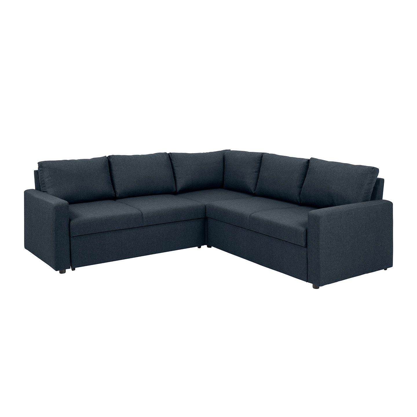 ebuy24 Sofa Sacramento Ecksofa versteckte Aufbewahrung und aus Grau