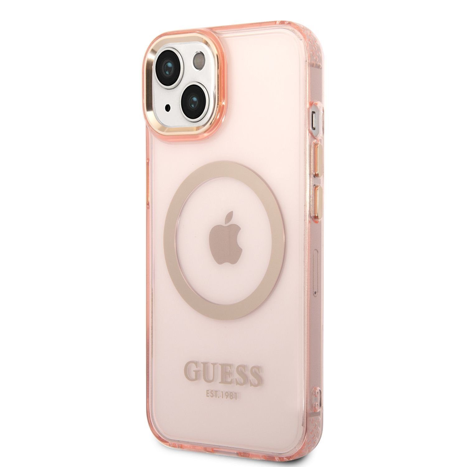 Guess Handyhülle Guess Translucent MagSafe Compatible Case für iPhone ...