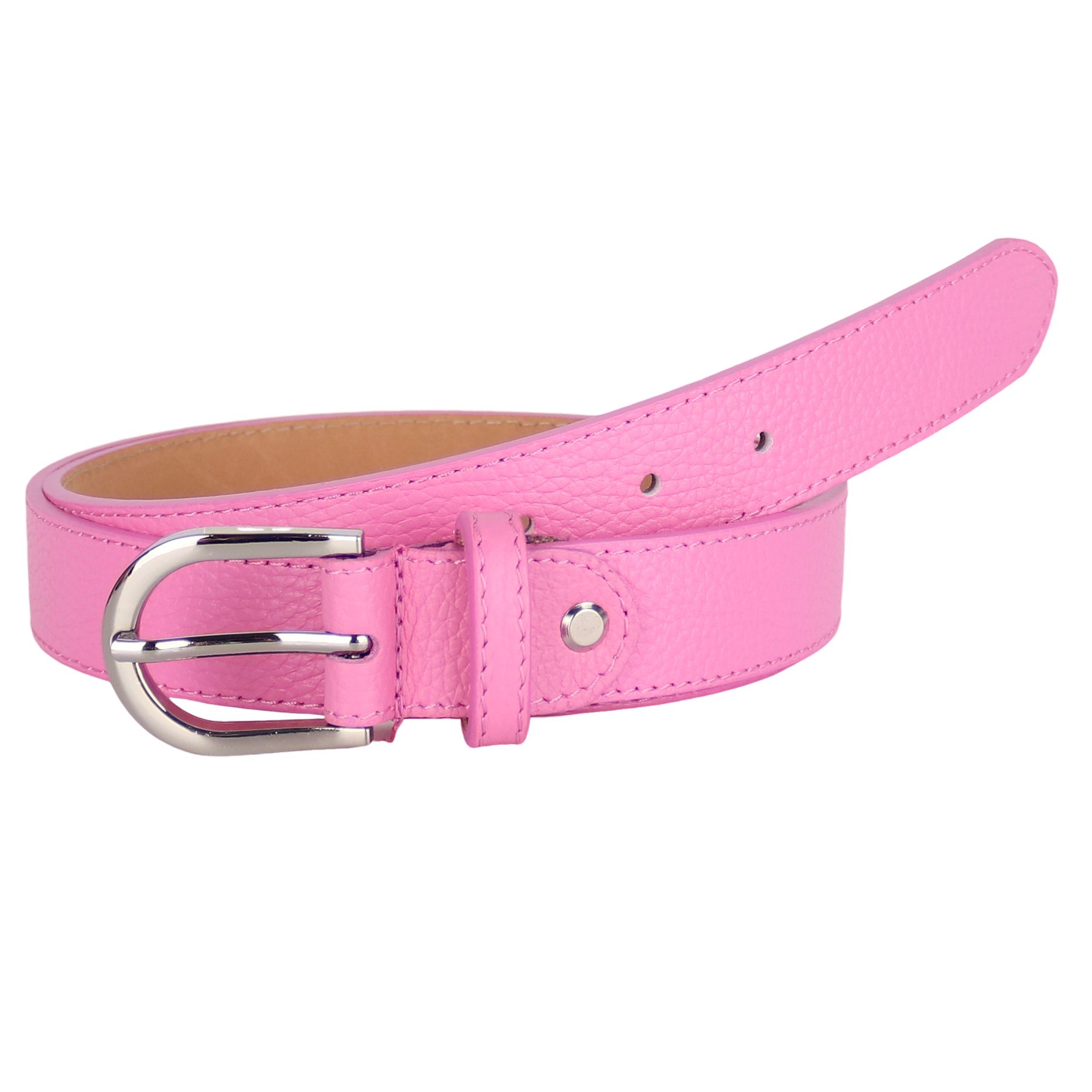 MIRROSI Ledergürtel Damen Herren Gürtel, Made in Italy, 3cm breit (Passt fast zu jeder Hosenschlaufe, aus Echtem Leder)