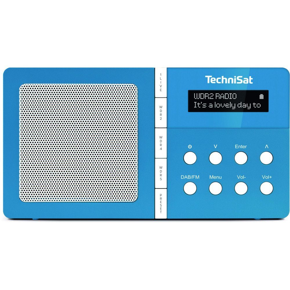 (DAB) Radio DAB 1 TECHNIRADIO Edition blau Digitalradio NRW TechniSat