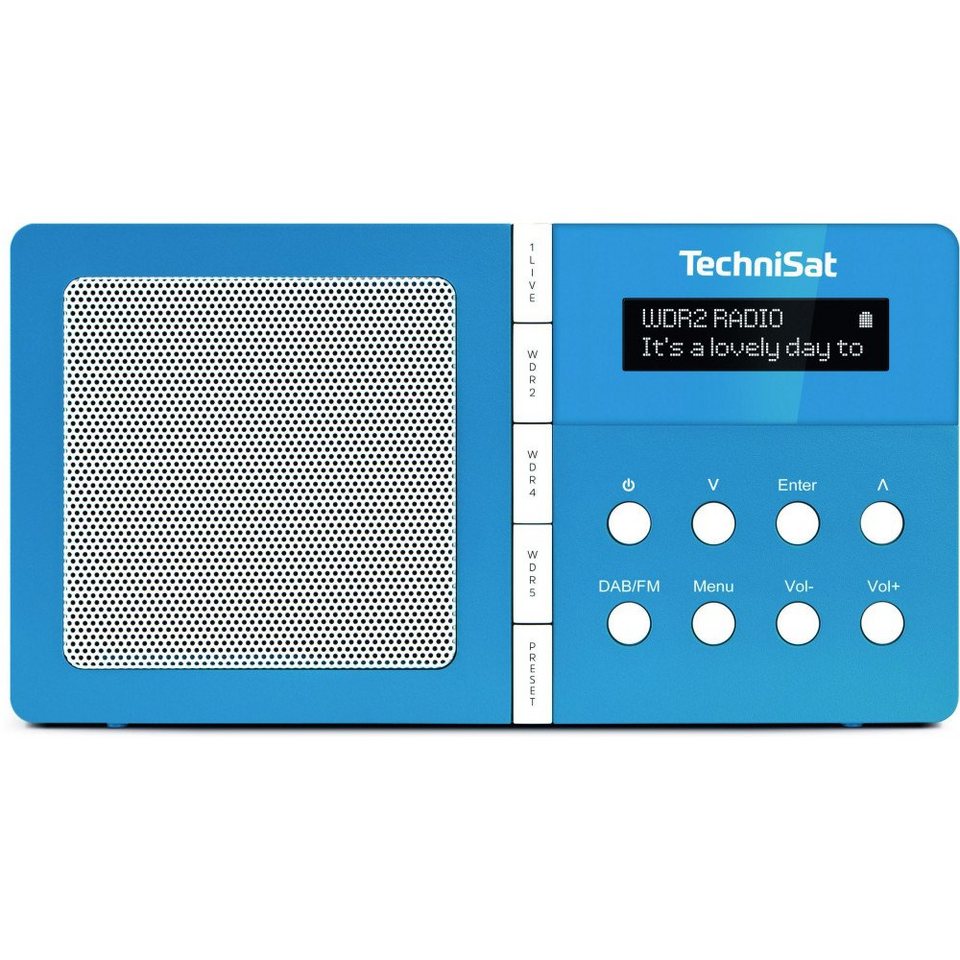 TechniSat TECHNIRADIO 1 NRW Edition blau DAB Radio Digitalradio (DAB)