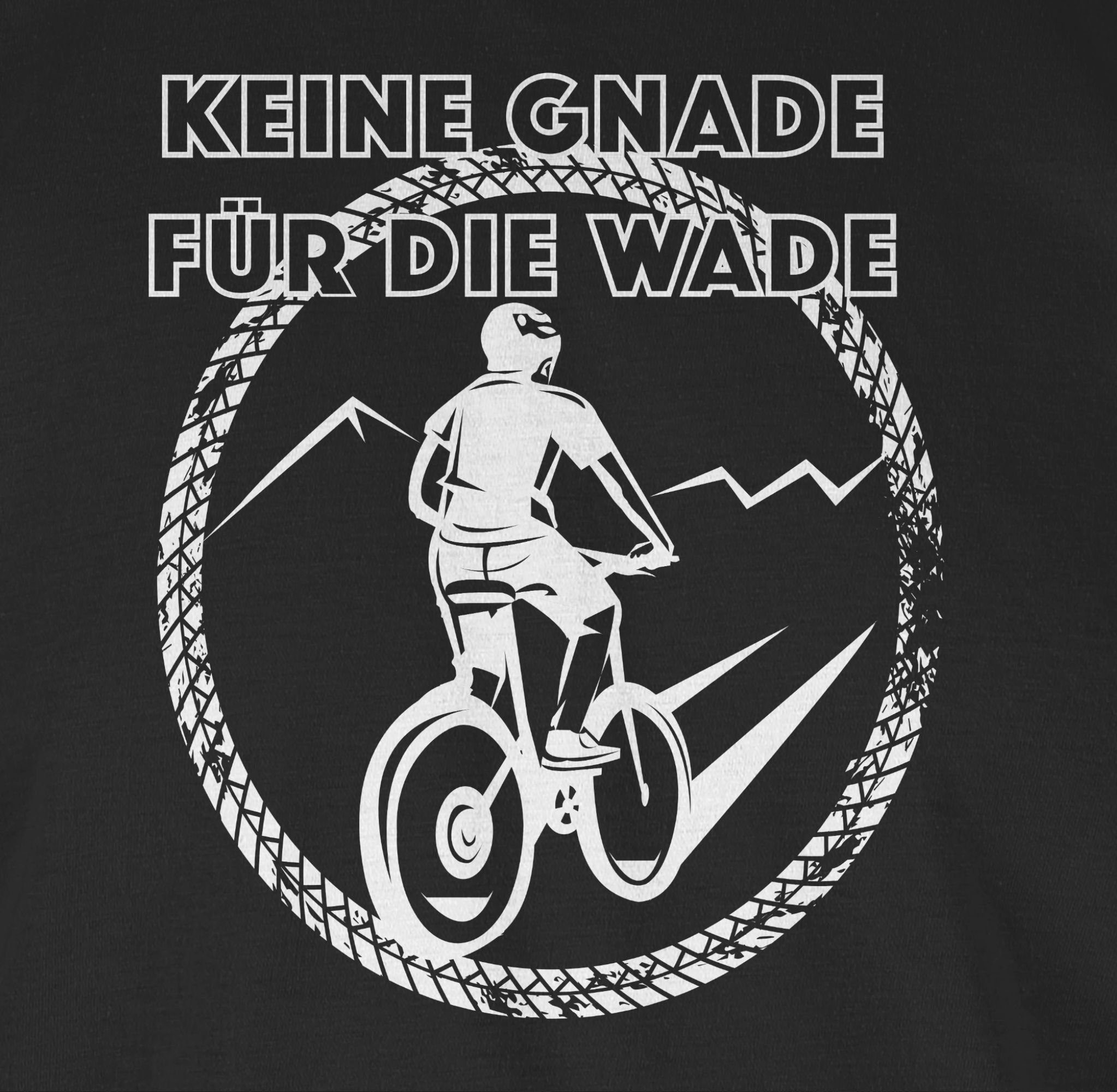 Shirtracer Gnade für Schwarz Bekleidung die Fahrrad Wade 1 Radsport T-Shirt Keine