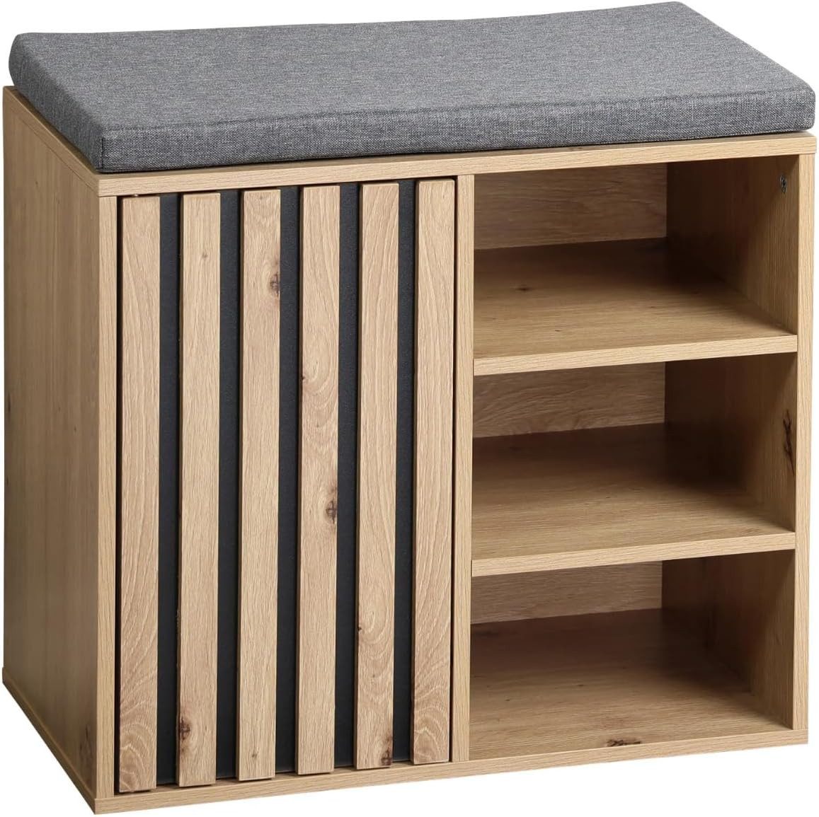 KESPER® Schuhschrank mit Sitzkissen, B 51,5 x H 48 x T 29,5 cm (1-St)