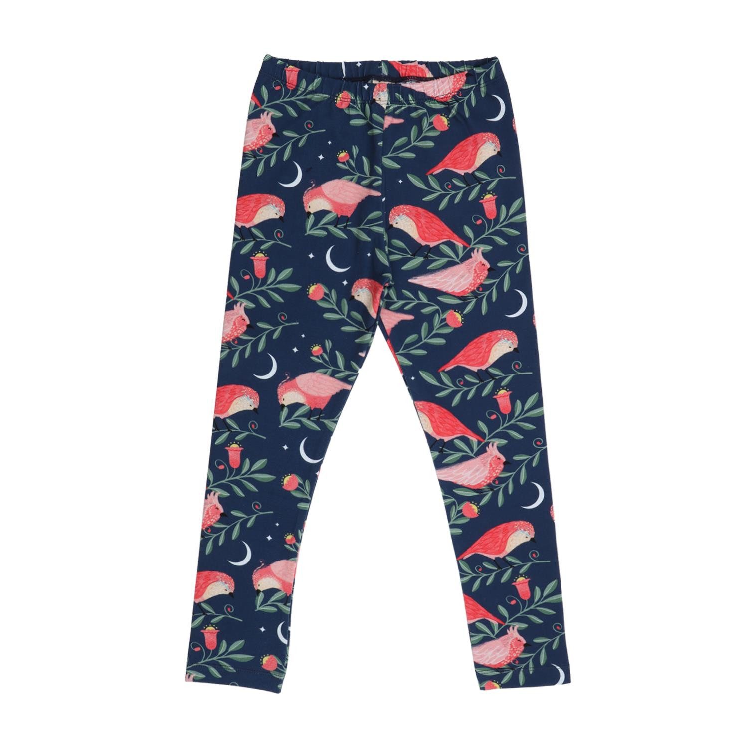 Leggings Leggings mit Vogelmotiv aus Bio-Baumwolle für Kinder