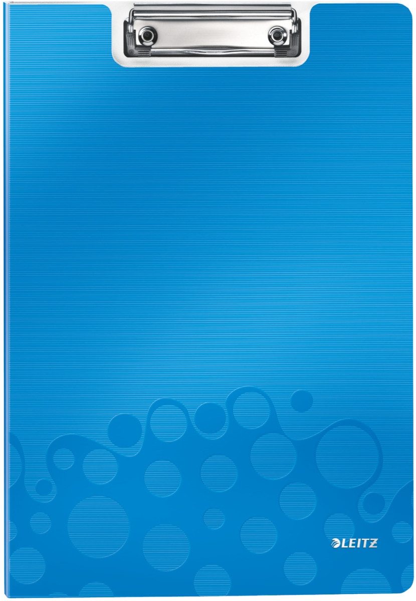 Schreibmappe Klemmbrettmappe Wow A4 blau metallic