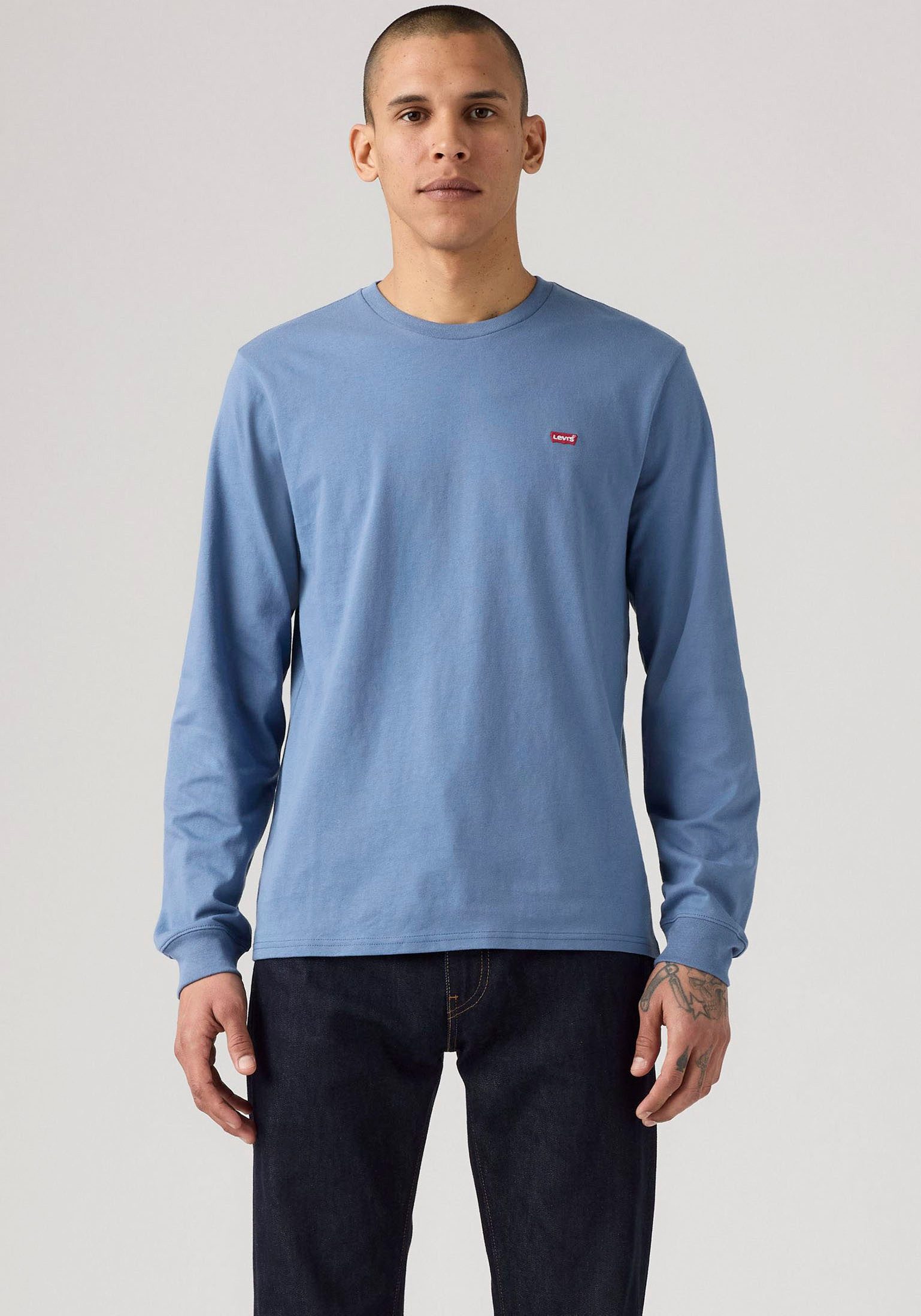 Levi's® Langarmshirt mit Logo-Applikation günstig online kaufen