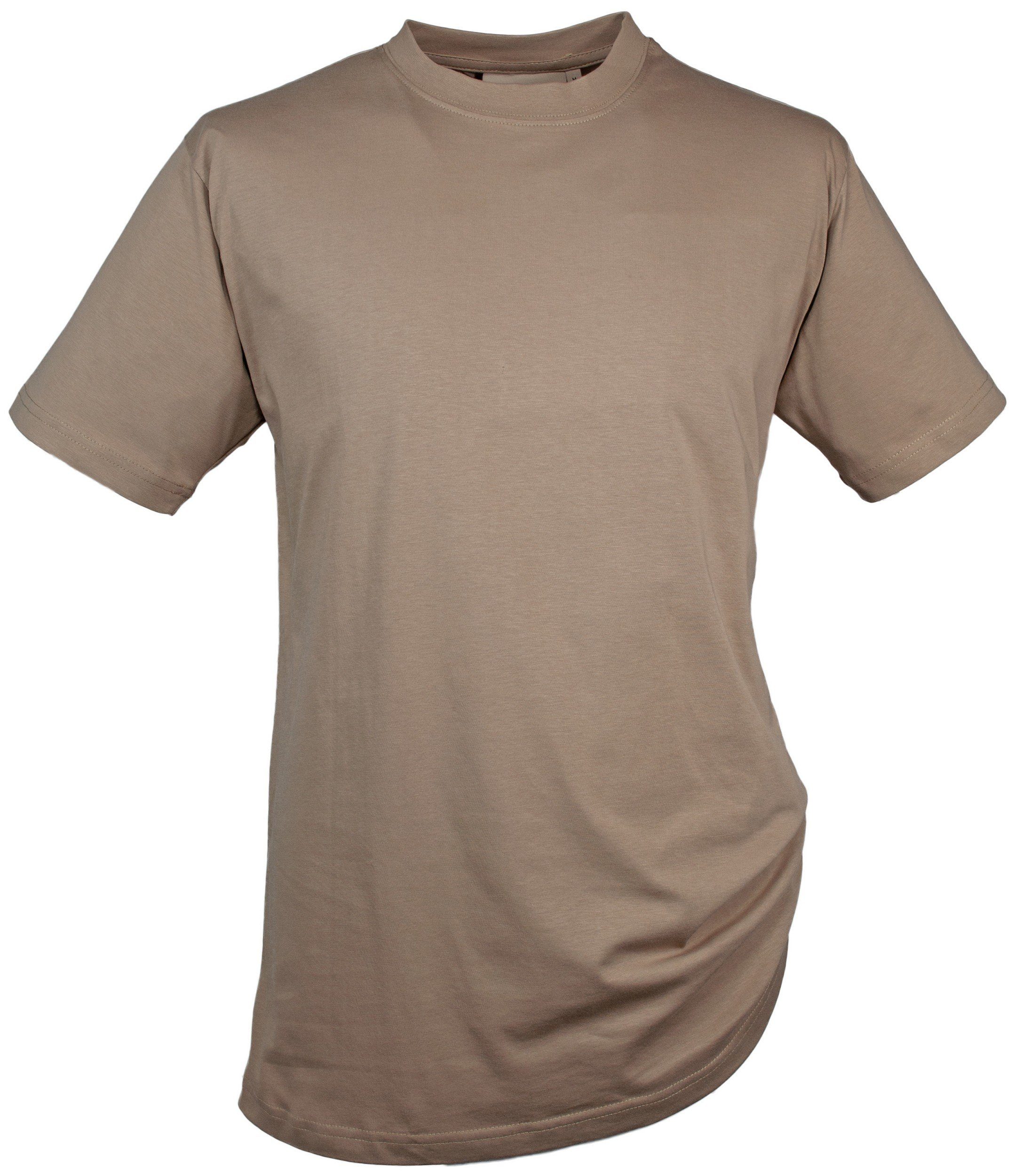 robust 3er-Pack Hubertus® Oefele T-Shirt T-Shirts schilf/oliv/beige Hunting im Jagdshirts Jagd