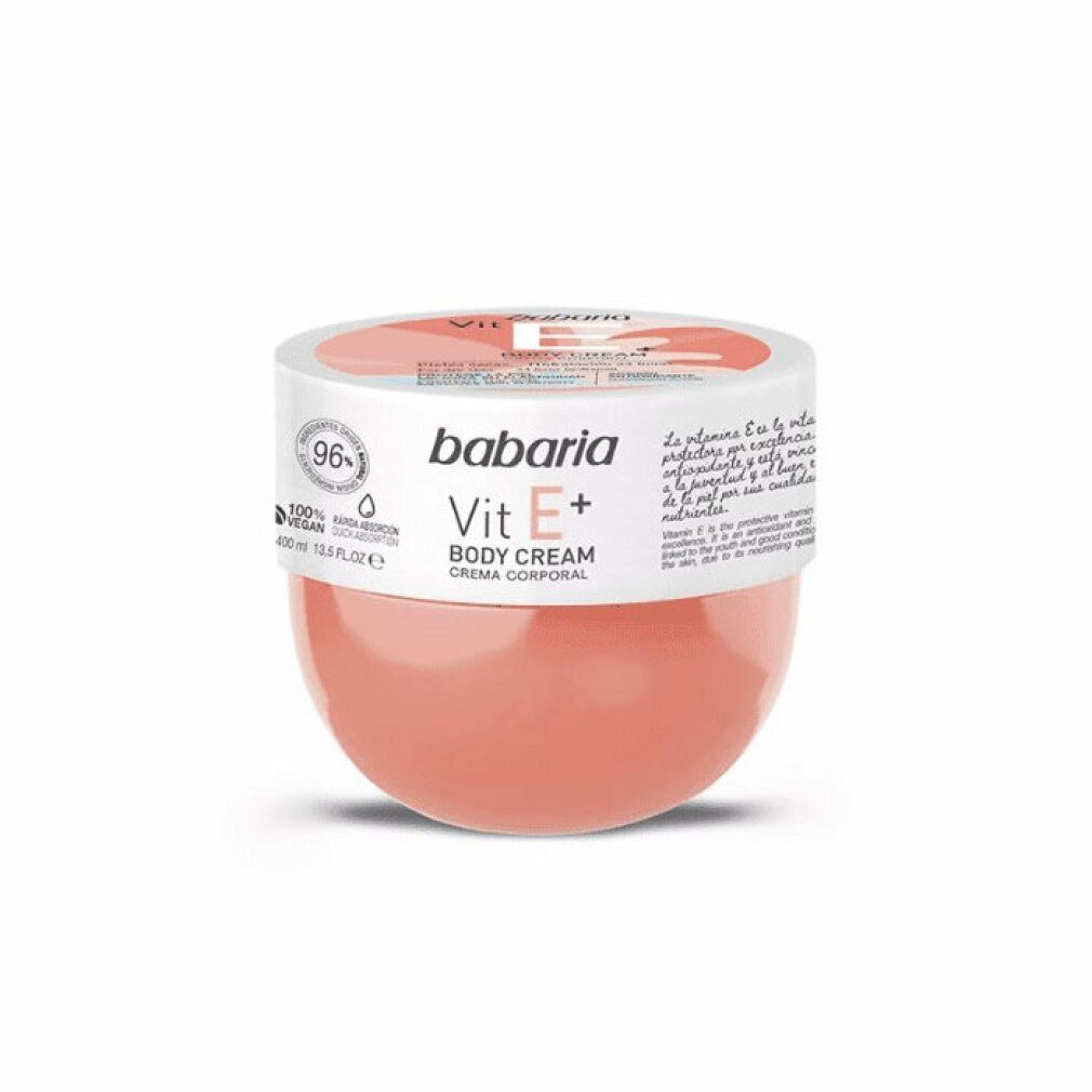 babaria Körperpflegemittel VITAMIN E+ vegan 400 ml body cream 100