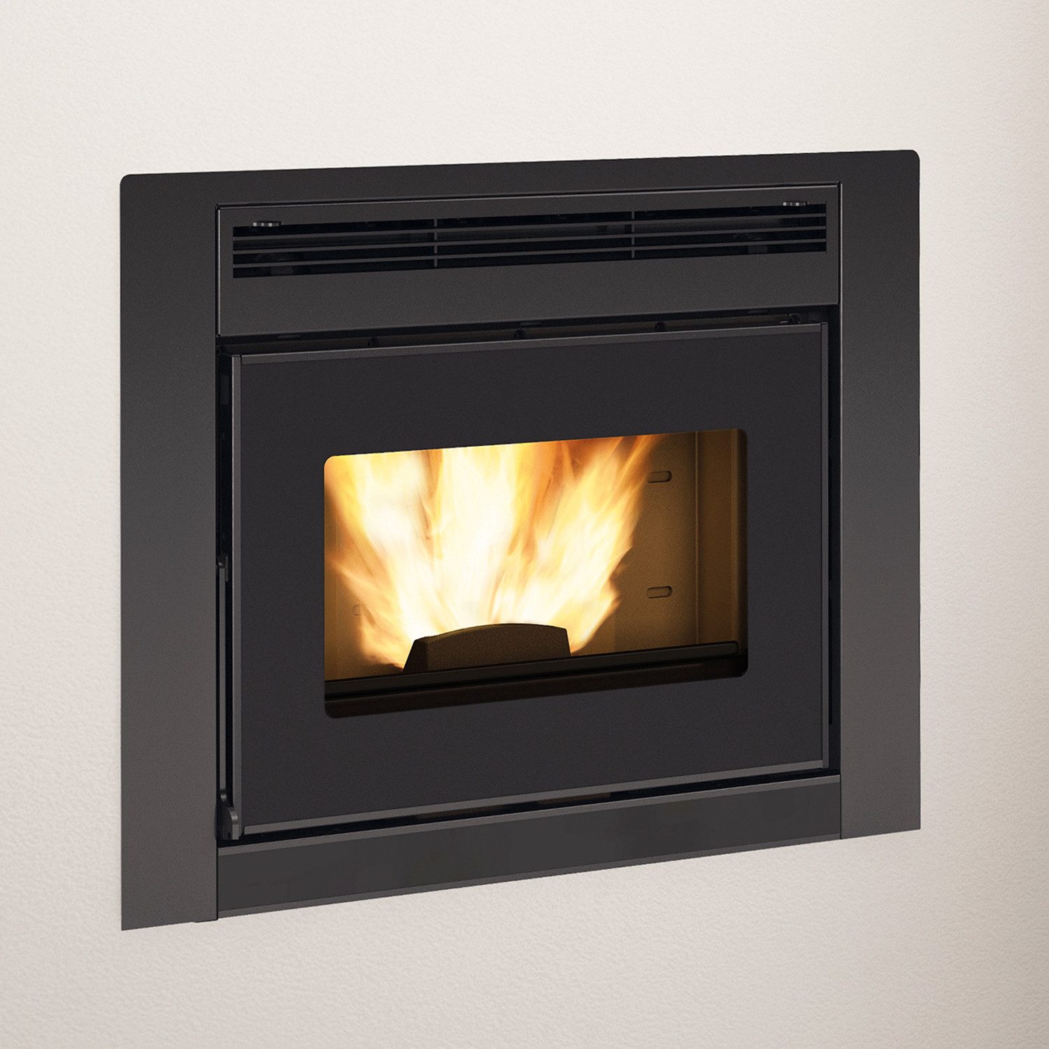 Extraflame Pelletofen Extraflame Comfort Idro L80, Wasserführender Pellet-Kamineinsatz, 19 kW, Pelleteinsatz wassergeführt