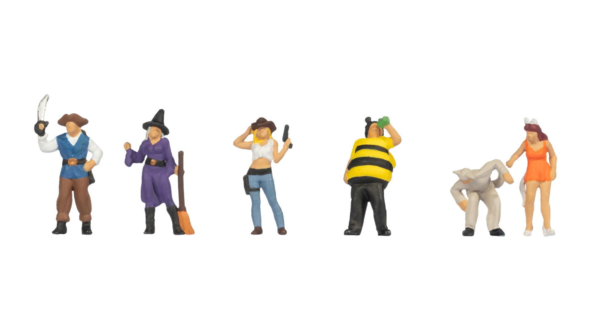 NOCH Dekofigur NOCH Karneval Figuren-Set, handkolorierte Miniatur