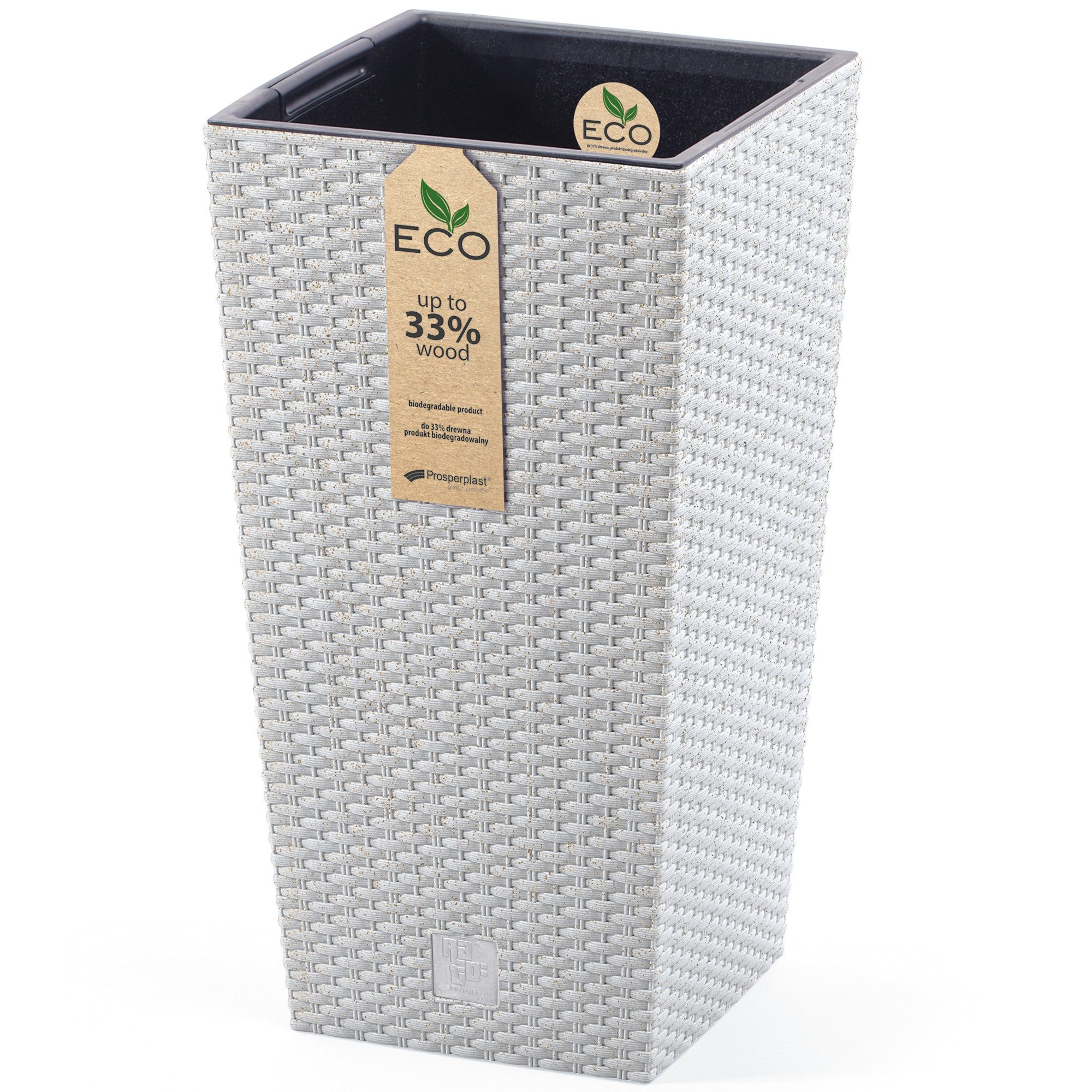 Annastore Übertopf Pflanztopf aus Kunststoff Плантатор - Blumentopf - Blumenübertopf, Wetterfest, Für Innen und Außen