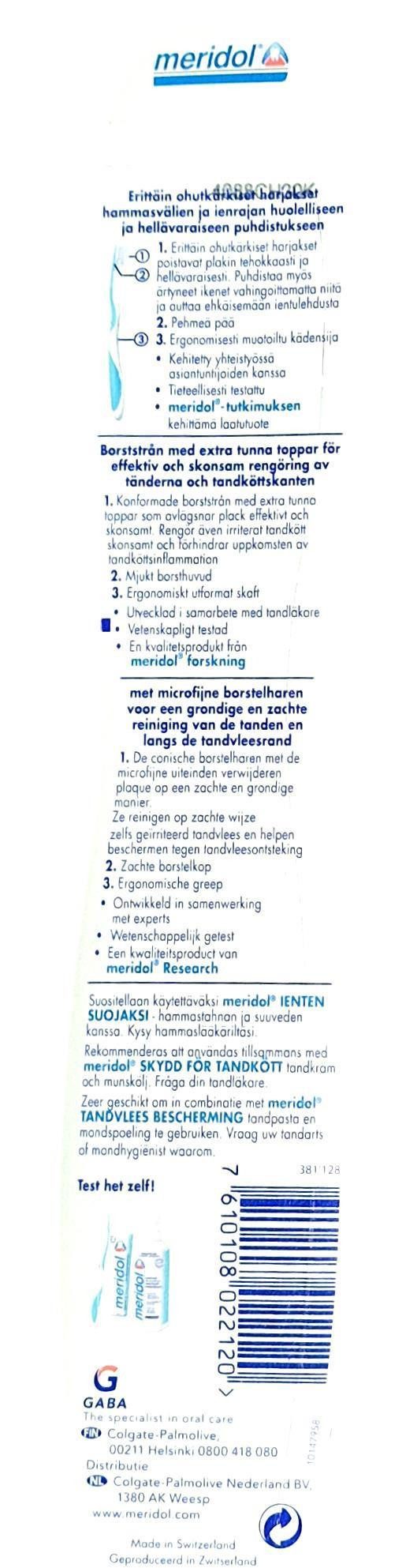 Meridol Zahnbürste 5x Meridol Zahnbürste Soft