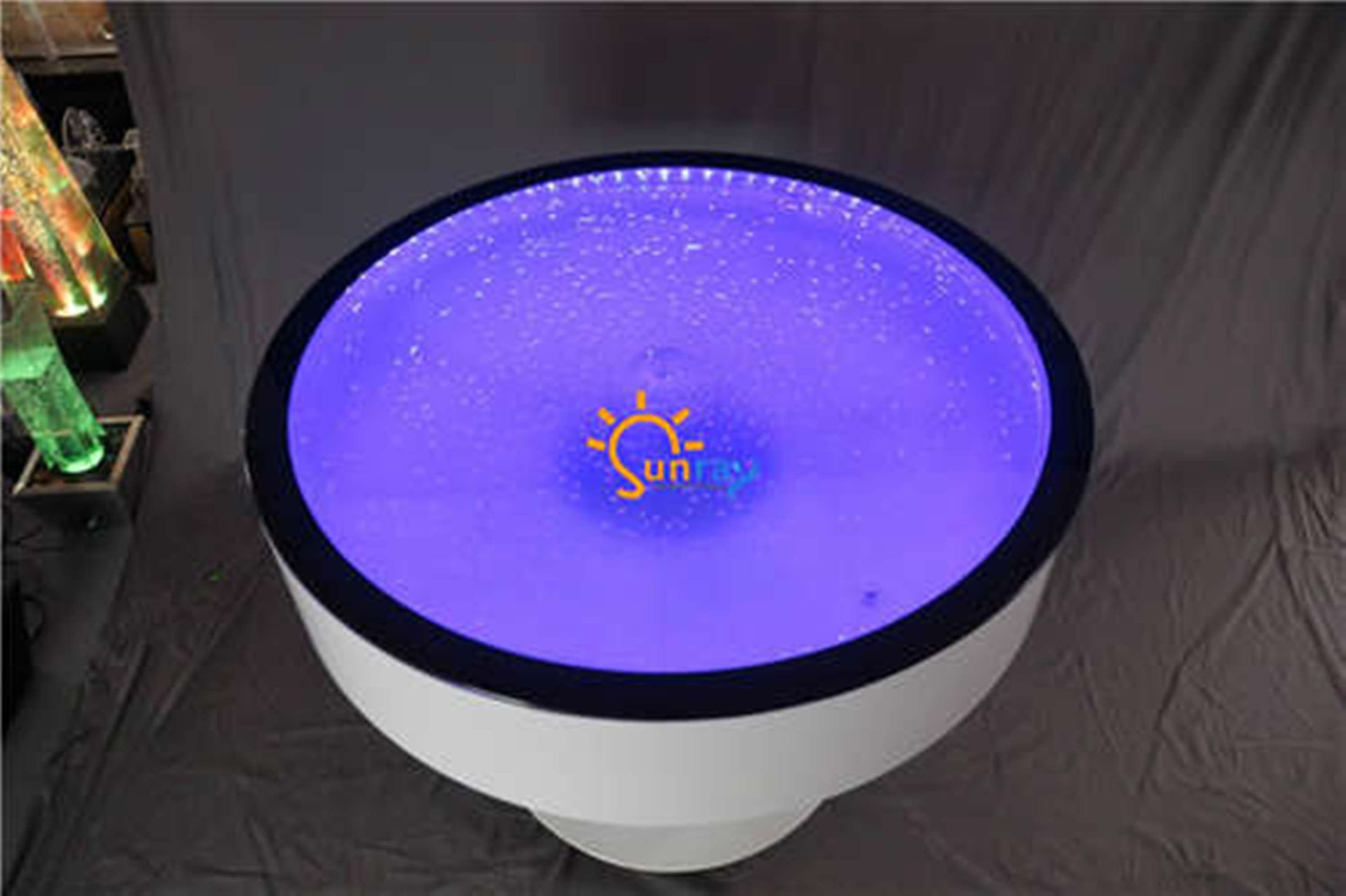 JVmoebel Stehtisch Bar LED Spiel LED Runder Tisch Bartisch, Wasser Beleuchtet