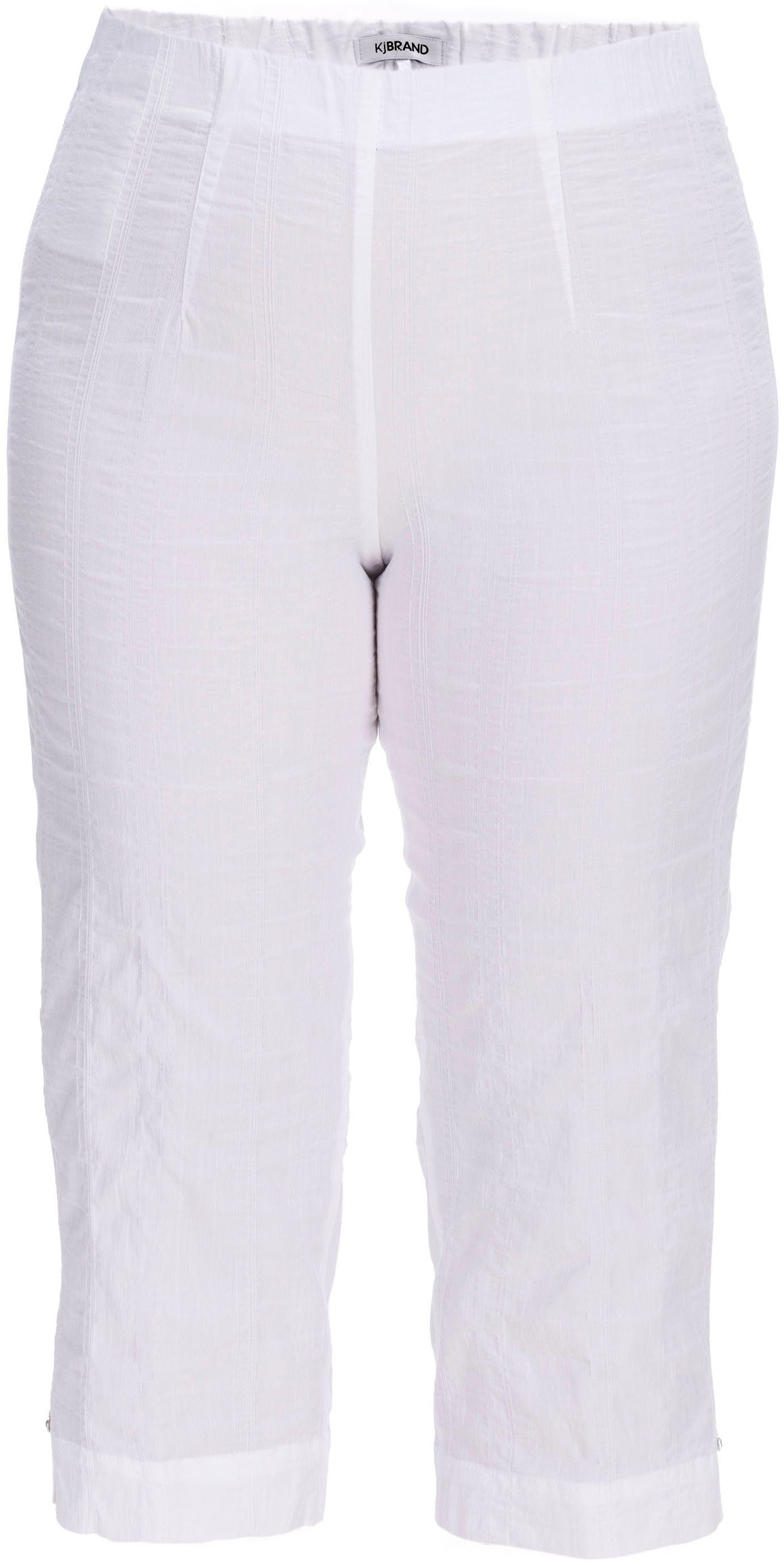 KjBRAND Caprihose Susie bügelfrei Wash Go weiß Capri &