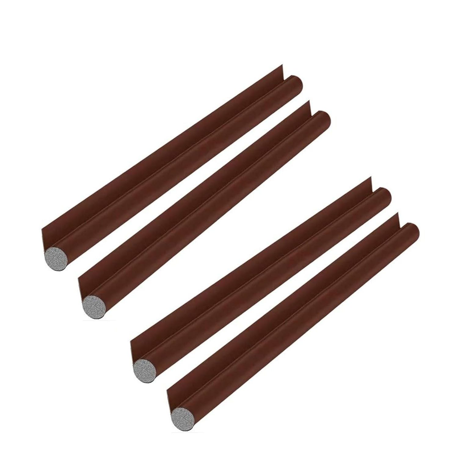 FELIXLEO Zugluftstopper Zugluftstopper für Türen, 2 Stück Einseitige Tür Zugluftstopper, 4-tlg.