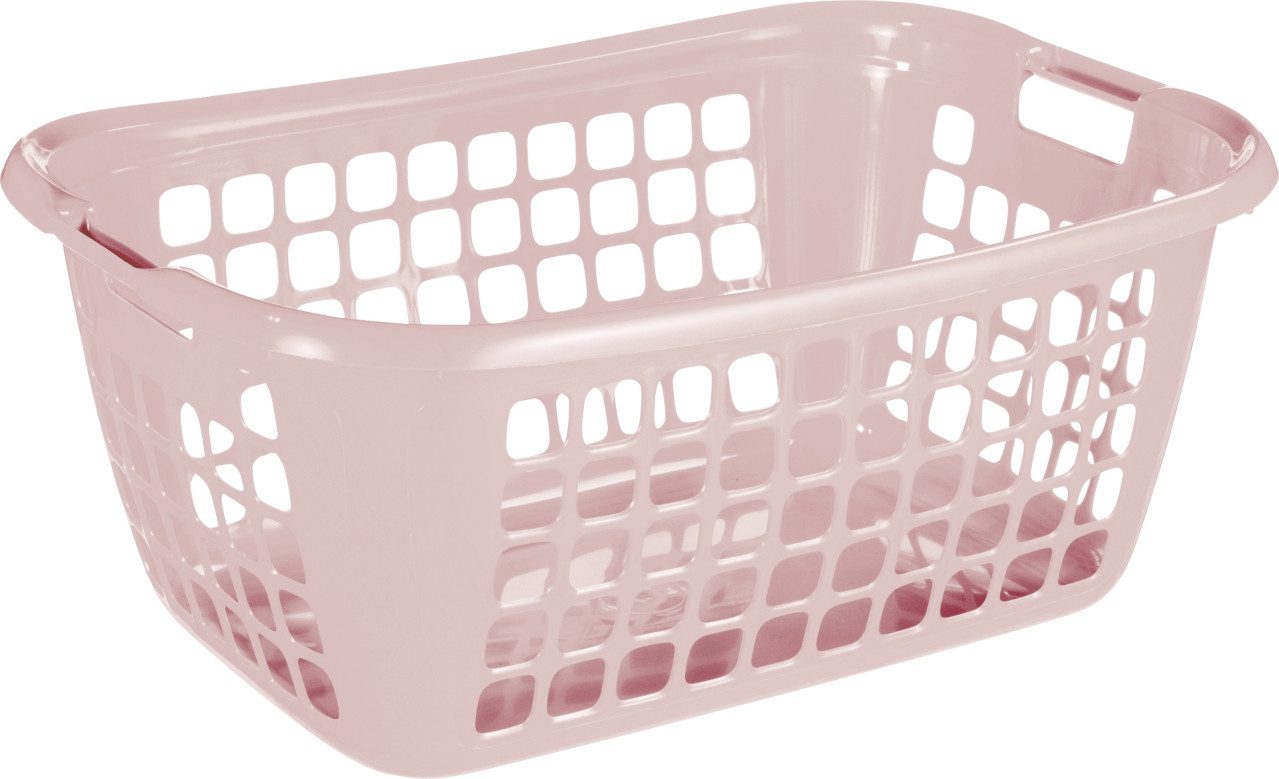 Sunware Wäschekorb Sunware Wäschekorb Basic 79L rosa 65 x 45 x 27 cm