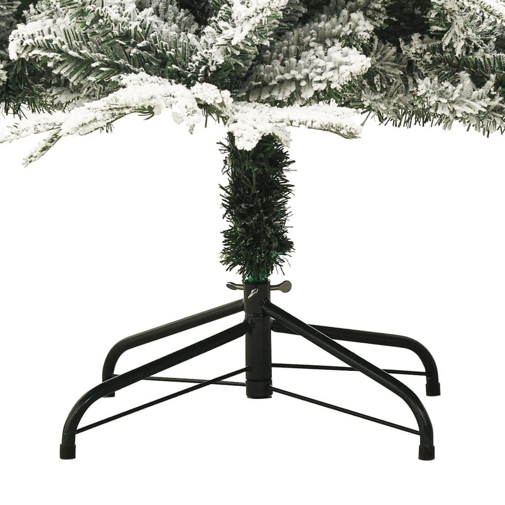 furnicato 180 Beschneit Künstlicher Weihnachtsbaum Grün cm PE PVC