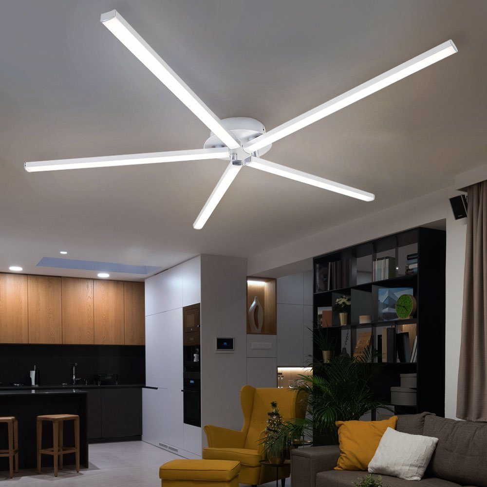 Briloner Leuchten LED Deckenleuchte, LED-Leuchtmittel fest verbaut, Warmweiß, Deckenlampe Deckenleuchte Designlampe LED Wohnzimmerleuchte beweglich