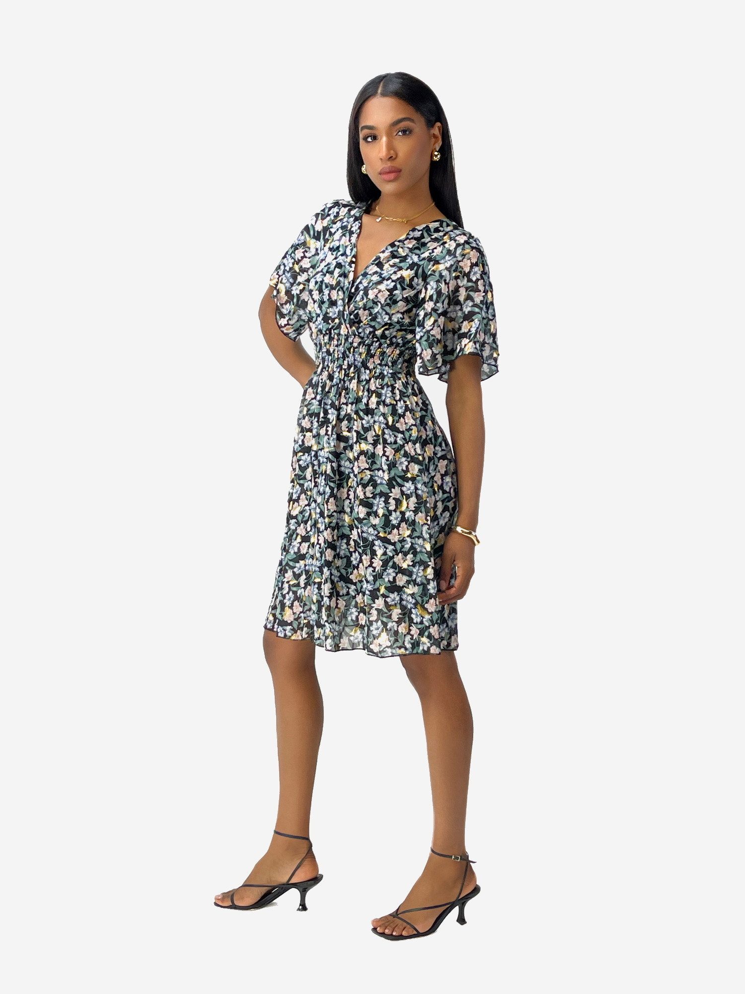 Elara Sommerkleid Sommer Kleid mit Muster