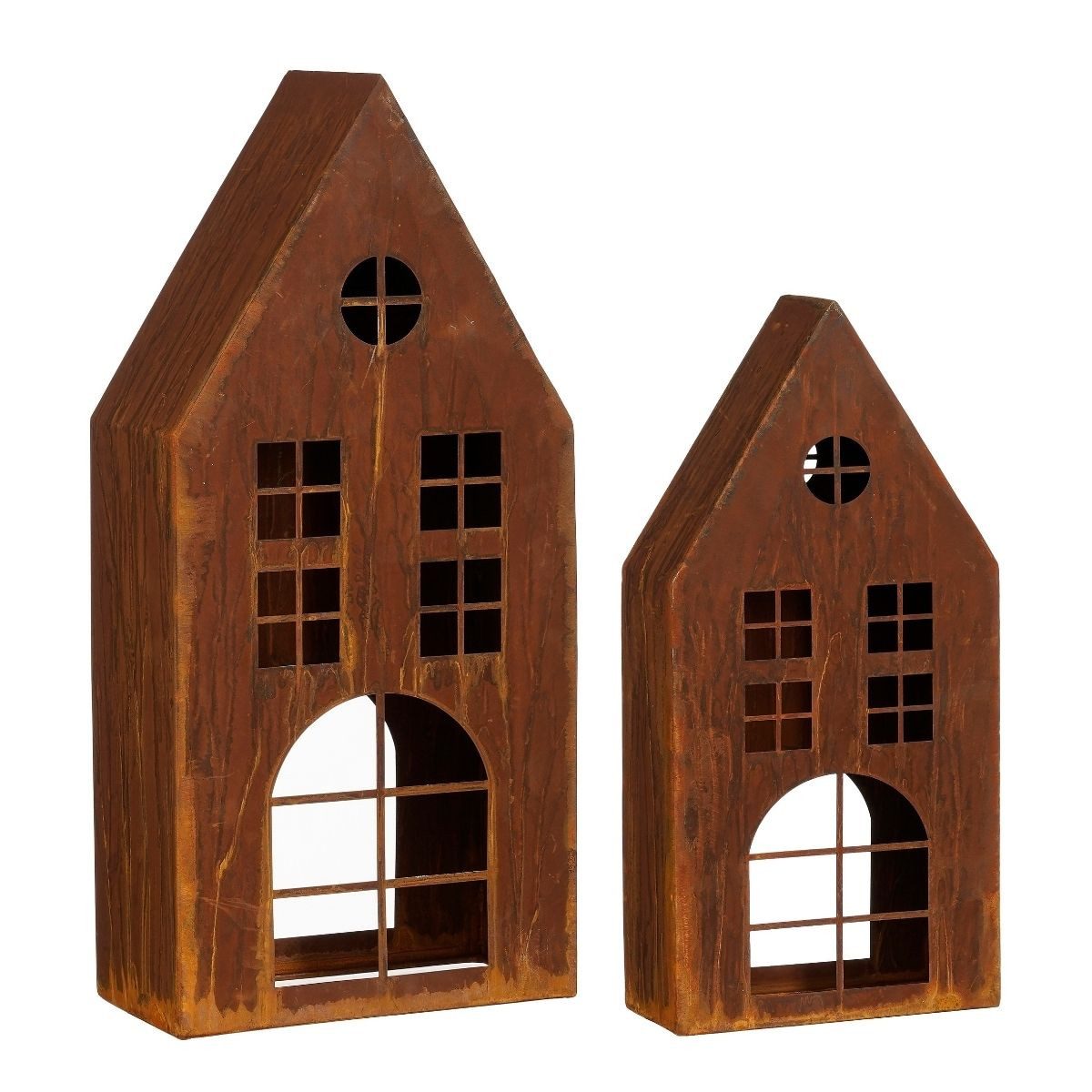 Mica Decorations Laterne Mica Decorations Laternenhaus Rost, 2er Set